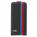 BMW "M" Collection Flip Kožené Pouzdro pro iPhone 5 Grey (EU Blister)